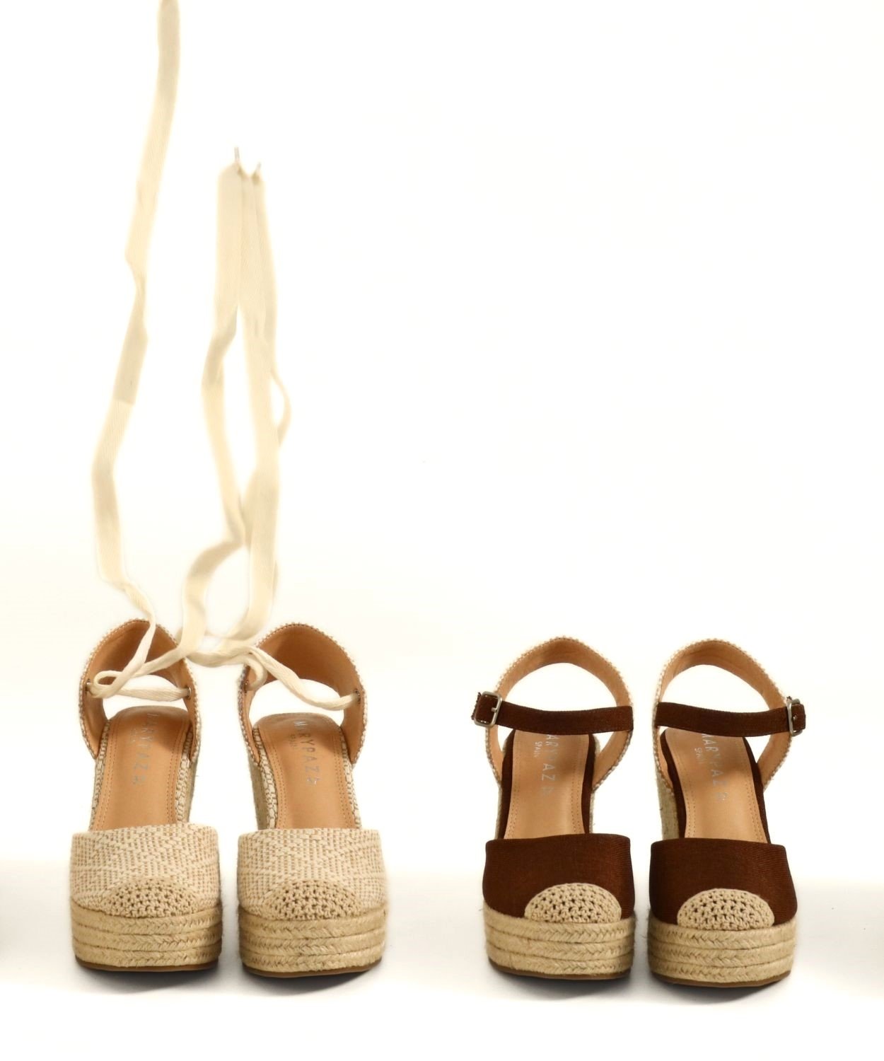 Cunhas de esparto com pulseira